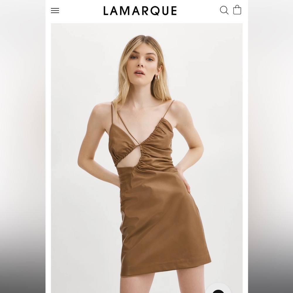 Lamarque The Nadia dress in Sesame. NWT.